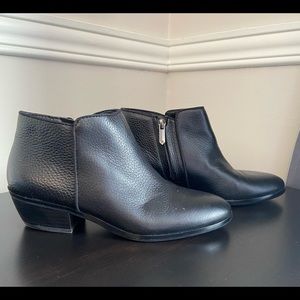 Sam Edelman- Petty Black Leather Booties